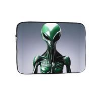 YYHWHJDE Custodia per laptop portatile antiurto con immagine aliena da 10 pollici per uomini e donne viaggi d'affari, scuola e ufficio uso quotidiano