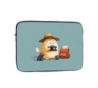 YYHWHJDE Custodia portatile antiurto per laptop da 17 pollici, con immagine di gatto e topo, per uomini e donne, viaggi d'affari, scuola e ufficio, uso quotidiano