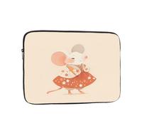 YYHWHJDE Custodia protettiva antiurto per computer portatile da 17 pollici, con stampa di topo grasso, per uomini e donne, viaggi d'affari e uso quotidiano in ufficio