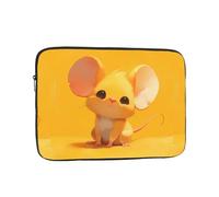 YYHWHJDE Custodia protettiva antiurto portatile per laptop da 17 pollici, con stampe di topolini gialli, per uomini e donne, viaggi d'affari e uso quotidiano in ufficio