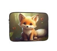 YYHWHJDE Cute Baby Fox Picture Custodia per laptop portatile antiurto da 13 pollici per uomini e donne viaggi d'affari, scuola e ufficio uso quotidiano