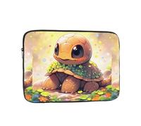 YYHWHJDE Cute Little Turtle Prints Custodia protettiva antiurto portatile per laptop da 15 pollici, per uomini e donne, viaggi d'affari e uso quotidiano in ufficio