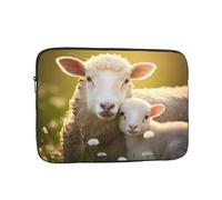 YYHWHJDE Cute Sheep con stampa madre custodia portatile per laptop 17 pollici borsa antiurto per uomini e donne viaggi d'affari e ufficio uso quotidiano