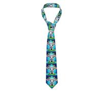 YYHWHJDE Cute sheep Prints Cravatta da uomo morbida e confortevole, non deformabile, resistente allo sbiadimento, durevole (57 x 3,2,5 cm)