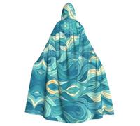 YYHWHJDE Dawn Ocean Waves - Mantello con cappuccio per Halloween, per feste e costumi
