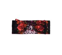 YYHWHJDE Day Of The Dead Sugar Roses Skull Prints Baby Bow Headband - Coperta morbida ed elastica per neonate da 0 a 6 mesi