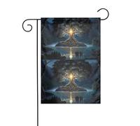 YYHWHJDE Decorazione per cortile con stampa di albero della saggezza, 30,5 x 45,7 cm, alla moda