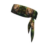 YYHWHJDE Divertente foulard sportivo con motivo leopardato ad asciugatura rapida, traspirante per donne, ragazze e uomini