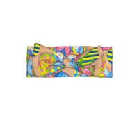 YYHWHJDE Divertenti pantofole infradito con stampe artistiche per bambini con fiocco e fascia per capelli, adorabile coperta per neonati per regali per baby shower e accogliente ricordo per neonati