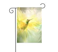 YYHWHJDE Dreamy Bird Prints - Asta per bandiera da giardino, decorazione per cortile, 30,5 x 45,7 cm