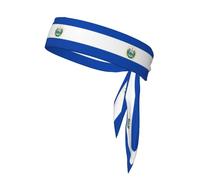 YYHWHJDE El Salvador - Foulard sportivo con stampa, fascia per capelli casual, elastica, assorbe il sudore, regolabile, antiscivolo