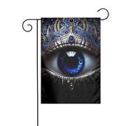 YYHWHJDE Evil eye Pattern Garden pennone esterno cortile decorazione moda 30,5 x 45,7 cm