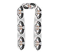 YYHWHJDE Fascia in raso appiattito con scritta "I Love Penguins", stola per laurea da 183 cm, regalo per lei/lui, Appiattito, Taglia unica