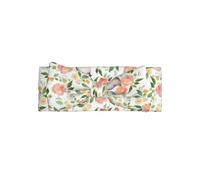 YYHWHJDE Fascia per capelli con fiocco con stampa di fiori e uccelli, adorabile coperta per neonata e regalo perfetto per la doccia