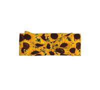 YYHWHJDE Fascia per capelli con fiocco e stampa di girasoli gialli, morbida ed elastica, per neonate da 0 a 6 mesi