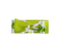 YYHWHJDE Fascia per capelli con fiocco e stampa floreale con margherite, adorabile coperta per neonati, regalo per baby shower e accogliente ricordo per neonati