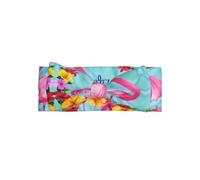 YYHWHJDE Fascia per capelli con fiocco per bambini, con stampa di fenicotteri, morbida ed elastica, accessorio per fotografia e baby shower