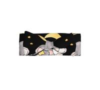 YYHWHJDE Fascia per capelli con stampa di elefante e coniglio bianco, accessorio morbido ed elastico per neonati per fotografia e baby shower