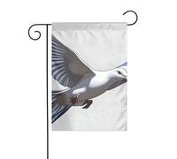 YYHWHJDE Flying Dove Prints Asta per bandiera da giardino decorazione cortile esterno moda 30,5 x 45,7 cm