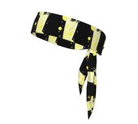 YYHWHJDE Foulard con stampa rinfrescante al limone, double-face, per donne e uomini, regolabile per tutte le circonferenze della testa