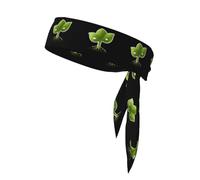 YYHWHJDE Foulard sportivo con piccoli boccioli con occhi stampati, fascia casual, elastica, assorbe il sudore, regolabile, antiscivolo