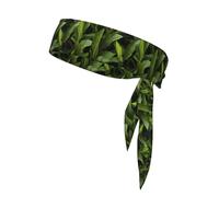 YYHWHJDE Foulard sportivo con stampe di calamo, fascia casual, elastica, assorbe il sudore, regolabile, antiscivolo