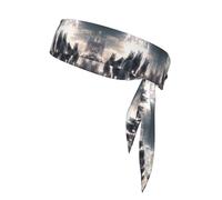 YYHWHJDE Full-Moon Wolves - Foulard sportivo double-face con stampa 3D, per donne e uomini, regolabile per tutte le circonferenze della testa