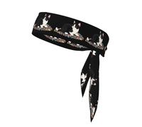 YYHWHJDE Gattino sulla colorata strada di ghiaia modello Sport foulard, assorbe il sudore e traspirante, fascia per capelli movimento, fazzoletto su entrambi i lati