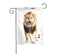 YYHWHJDE Golden Retriever Nobita Lion Picture Garden pennone esterno decorazione cortile su entrambi i lati 30,5 x 45,7 cm