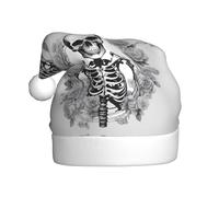 YYHWHJDE Goth Beauty Girl Pattern Cappello di Natale per adulti qualità accessorio festivo realizzato morbido, leggero