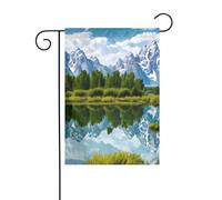 YYHWHJDE Grand Teton National Park Stampa Bandiera da giardino Decorazione per cortile 30,5 x 45,7 cm spessa moda