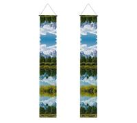 YYHWHJDE Grand Teton - Striscione per portico di laurea con stampa del parco nazionale, robusto, durevole, lavabile e riutilizzabile, decorazione per feste, cerimonie, porte d'ingresso