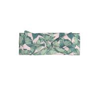 YYHWHJDE Graziosa fascia per capelli con foglie di palma e fiocco, morbida ed elastica, accessorio per neonati per fotografia e baby shower