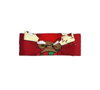 YYHWHJDE Graziosa fascia per capelli con renna natalizia con fiocco - adorabile coperta per neonata e regalo perfetto per la doccia