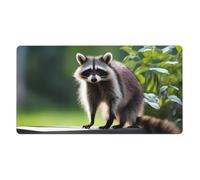 YYHWHJDE grazioso motivo procione grande tappetino per mouse da gioco da ufficio 40,6 x 74,9 cm: forte adesione e durata ispessito e antiscivolo