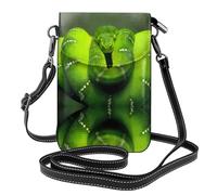 YYHWHJDE Green Snake - Borsa a tracolla in vera pelle