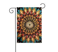 YYHWHJDE Halo Lace Prints - Asta per bandiera da giardino, decorazione per cortile esterno, 30,5 x 45,7 cm
