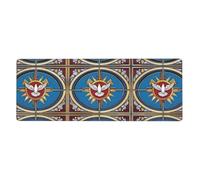 YYHWHJDE Holy Spirit Christia Picture - Tappetino per mouse extra large, per computer e ufficio, tastiera da gioco antiscivolo, versione ispessita, 30,5 x 80 cm