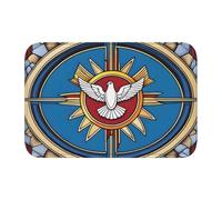 YYHWHJDE Holy Spirit Christia - Tappetino antiscivolo e ispessito, adatto per bagni, camere da letto, lavabile, 40,6 x 61 cm