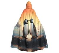 YYHWHJDE I Love Penguins - Mantello con cappuccio per adulti, per giochi di ruolo, costumi e feste a tema