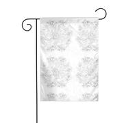 YYHWHJDE I motivi antichi sbocciano lentamente Modello Asta da giardino decorazione cortile esterno su entrambi i lati 30,5 x 45,7 cm