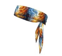 YYHWHJDE Ice and Fire Monster Prints Foulard sportivo, assorbe il sudore e traspirante, fascia per capelli, fazzoletto su entrambi i lati