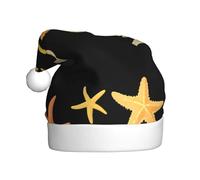YYHWHJDE Il cappello di Natale più bello con stampa di stelle marine per adulti che lo rende un regalo divertente e durevole per uomini e donne