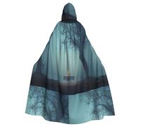 YYHWHJDE Il fantasma dello swing Prints Adult Hooded Cloak è un poncho con cappuccio super grande, confortevole e resistente per Halloween