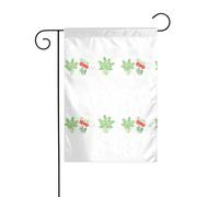 YYHWHJDE Il giardino delle carote del piccolo coniglio grasso Modello Giardino pennone decorazione cortile esterno su entrambi i lati 30,5 x 45,7 cm