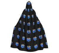 YYHWHJDE Il più bel regalo stampato Halloween adulto mantello con cappuccio per feste e costumi