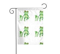 YYHWHJDE Il principe ranocchio che ha detto di amarti Modello Asta da giardino decorazione cortile esterno su entrambi i lati 30,5 x 45,7 cm