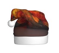 YYHWHJDE Koi on the water lantern Prints Cappello di Natale per adulti per uomini e donne abbigliamento fascia per occasioni festive