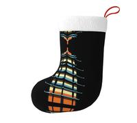 Yyhwhjde La magnifica torre del tamburo con immagine di calze decorative natalizie per riempire piccoli regali come caramelle e piccoli giocattoli