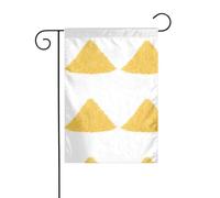 YYHWHJDE La paglia accatastata in una collina Modello Asta da giardino Decorazione per cortile esterno su entrambi i lati 30,5 x 45,7 cm